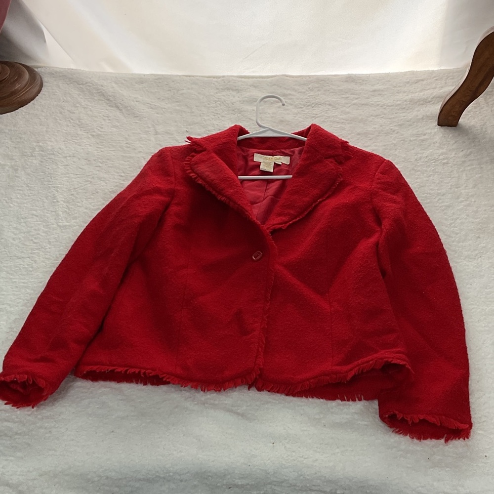 Peck & Peck Vibrant Red Kids Blazer